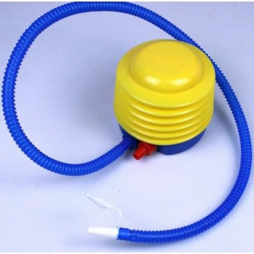 Mini balloon swimming ring air pump portable travel Christmas wedding decoration foot inflatable tube