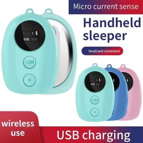 Portable Kids Adult Microcurrent Sleep Aid USB Charging Instrument Display Anxiety Relief Sleep Fast Sleep Helper