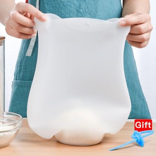 1.5KG Silicone Kneading Dough Bag for Bread Pastry Pizza Kitchen Tools Flour Mixer Bag Versatile Dough Mixer