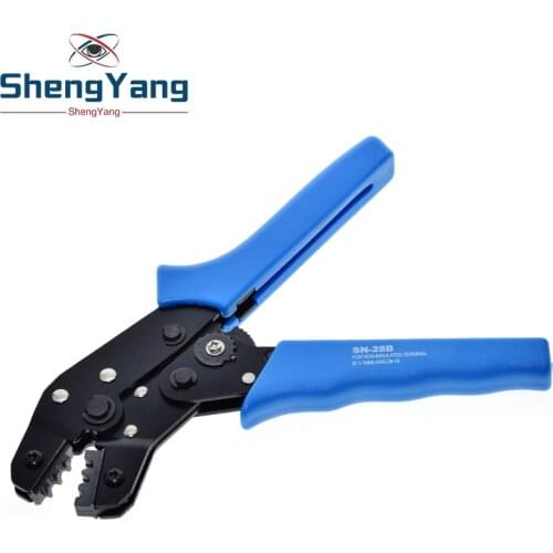 Blue SN-28B Pin Crimping Tool High-Carbon Steel Crimping Plier 2.54mm 3.96mm 28-18AWG Crimper 0.1-1.0mm Square dupont crimp tool
