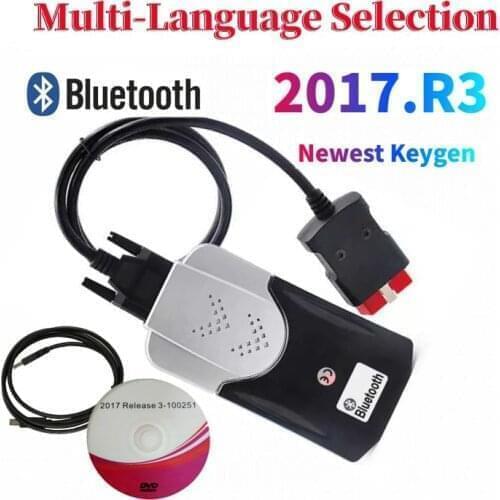 2021 NEW VCI 2017.R3 with KEYGEN VD DS150E Cdp Bluetooth for Delphis Obd2 Cars Trucks Professional Diagnostic Tools Scanner