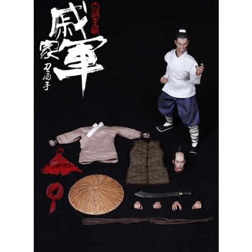 1/6 KLG012 Ming Dynasty Series Qi Jiajun Knife and Shield Hand 12-inch action figure model toy collection in stock
