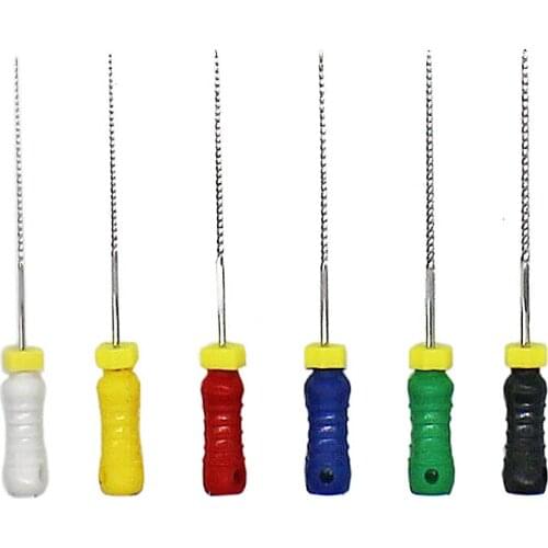 15pics 25MM Hand Use Endo Motor Handpiece Stainless Steel Flexile K Files Calulus Remover Implant Instrument Dentist Tool