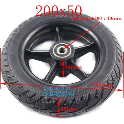 2PCS 6.5 inch Hubs and tyres wheel for Electric Scooter Smart Folding Electric Longboard Hoverboard