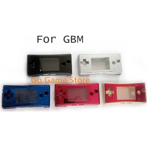 5sets for GBM Faceplate front back Cover 4 in 1 case 2 colors Replacement Housing Shell case for GameBoy Micro