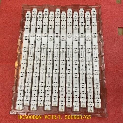 60pcs/lot LED Backlight Strip for LG 50UK6520PSA 50UK6520 50UK6510PSF 50UK6510 50UK6500 50UK6470PLC HC500DQN-VCUR/L EAJ64451101