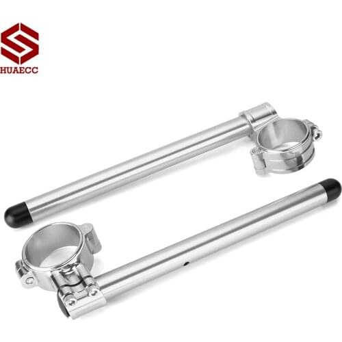 7/8" 22MM Motorcycle CNC Handlebar Clip-Ons Clamp 33mm 35mm 37mm 41mm 43mm 45mm 47mm 48mm 50mm 51mm 53mm 54mm 55mm