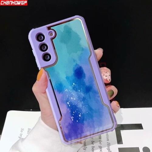 Watercolor Soft Case For Samsung Galaxy A12 A32 A02S A42 A52 A72 A21S A51 A71 A01 A11 A31 A41 A70 A50 A30 A20 S20 FE S21 Cover
