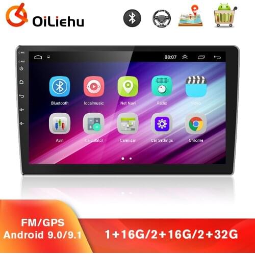 OiLiehu 2 Din Android 9.0 Car Radio Stereo Receiver GPS Multimedia Player For Volkswagen Nissan Hyundai Kia Toyota LADA Ford