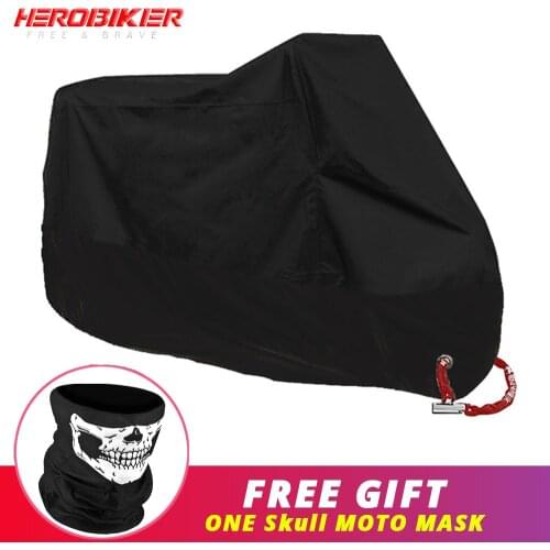 HEROBIKER Waterproof Funda Moto Motorcycle Cover Motorbike Moto Scooter Cover Dustproof Raincoat Bike Cover Funda Para Moto
