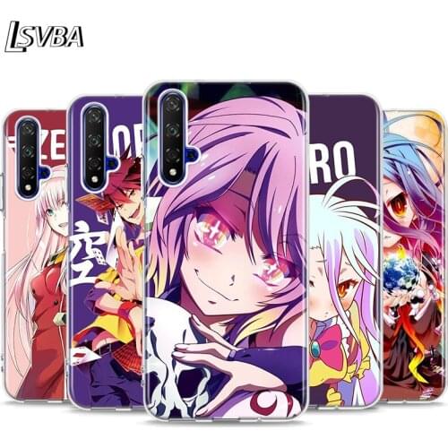 Game NO life Anime Silicone Cover For Honor 20 20S 20E 8 8A Prime 8X MAX 8C 8S 7A 7C 7S Pro Phone Case