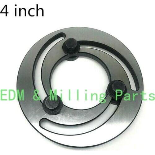 CNC Lathe Chuck 4'' Claw Ring Device Bore Top hydraulic Clamp Soft Jaw Tool CNC Power Chucks