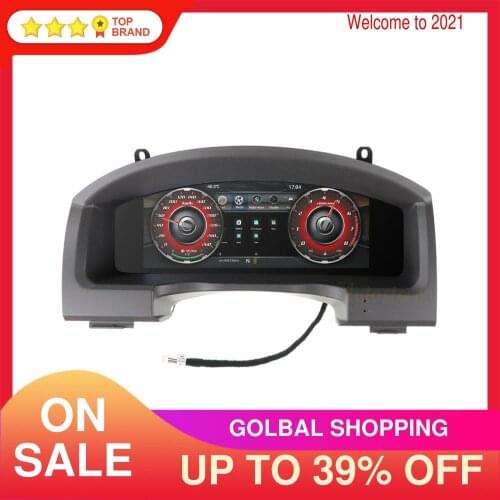 Meter Screen For Toyota Land Cruiser 2008-2019 LC200 12.3 Android 9 Instrument Panel Replacement Entertainment Multimedia player