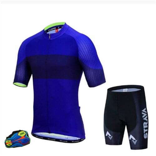 STRAVA Cycling Jersey sets red Bicycle Short Sleeve Cycling Bike Shirt High Quality Cycling Clothes Cycle Sports Wear Cycling