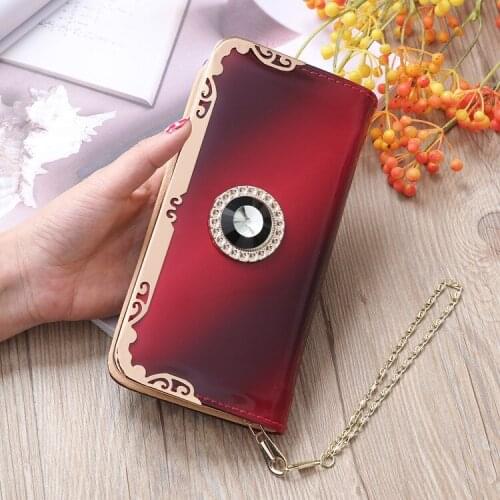 Leather Women Clutch Bag Luxury Brand Woman Leather Bag Luxury Design phone Bag Large Capacity New for iphone 6.7" samsung 6.9"