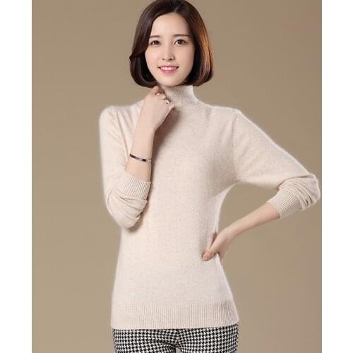 Longqibao Women's Cashmere Pullovers