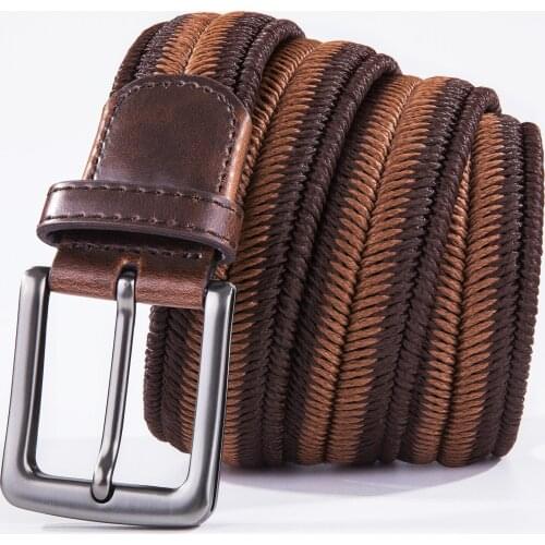 Canvas Belts For Men Fashion Metal Pin Buckle Military Tactical Strap Women Pants Belt Canvas Woven Waist Straps Waistband