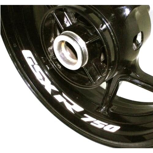 Motorcycle Wheel Sticker Decal Reflective Rim Bike Motorcycle Suitable for SUZUKI GSX R750