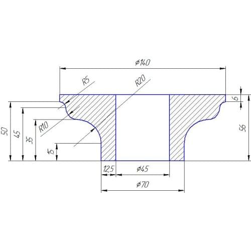Supply D140*45mm*56mm diamond router bit