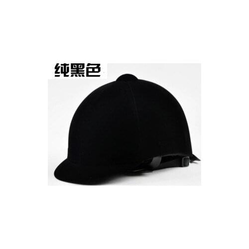 Equestrian Helmet Equestrian Supplies Mens And Womens Suede Breathable Horse Racing Helmet