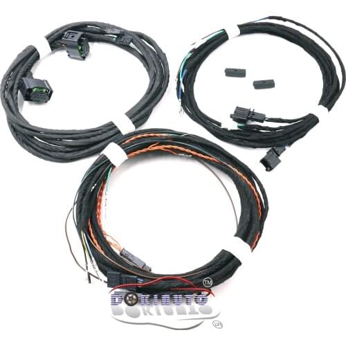 Blind Spot Monitor Side Assist lane Wire cable Harness For VW MQB Tiguan Limited MK2