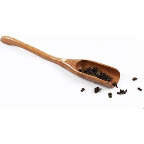 1 PCS Vintage Chinese Wooden Tea Spoon Coffee Beans Home Kitchen Food Spoon Spade Tools Gifts Afternoon Tea Shovel Tea Ware