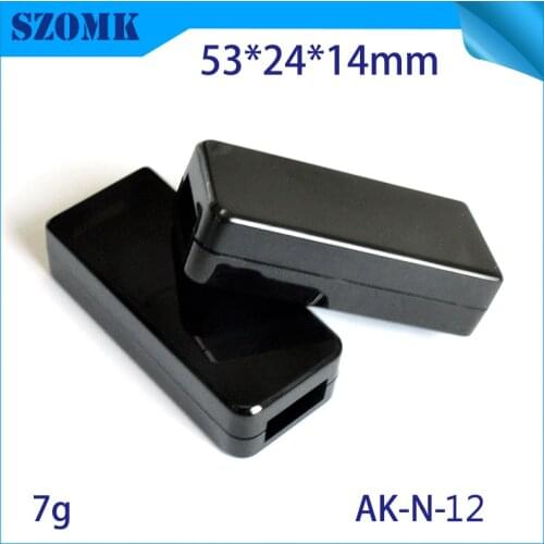 4 PCS usb abs plastic small case for sticker flash card reader wifi housing case GPS tracking box 53*24*14mm szomk remote box