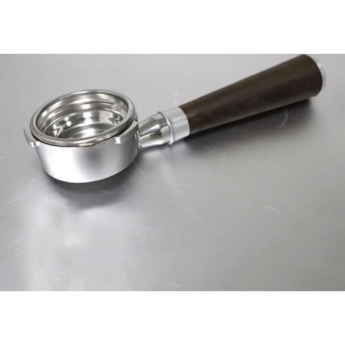 58MM Portafilter Wood Coffee Machine Bottomless Filter Holder Portafilter for Barsetto BA101/BA102 Universal Wholesale