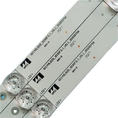 8 pieces led backlight for THOMSON 49UD6596 TCL 49P3 D49A620U B49A81S-UD L49P1-UD 4C-LB4904-HR07J 49HR330M04A2 V3 49P3F