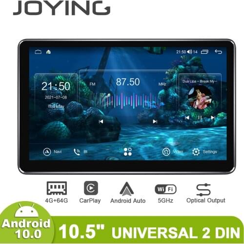 NEW UI 10.5''Universal Head Unit Autoradio Android 10 Car Radio Stereo GPS Multimedia Player Steering Wheel reverse View Camera