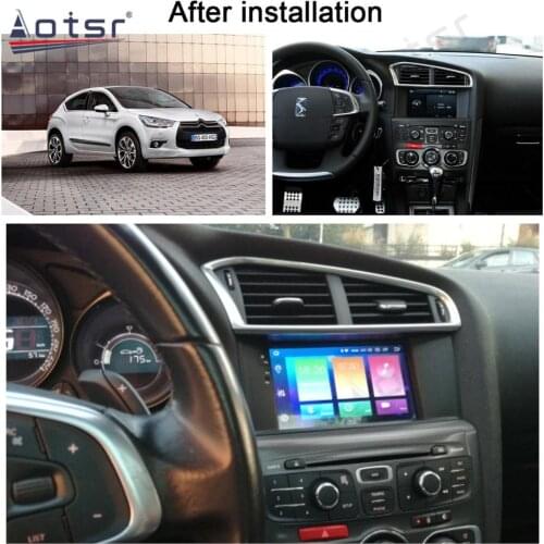 Android 10 px6 Car GPS Navigation For Citroen C4 C4L DS4 2011-2015 Auto Stereo Multimedia Radio Player Headunit Player Carplay