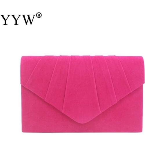 Free Shipping!!!Plush Crossbody Clutch Bag Durable Detachable Strap Square Shape Shoulder Bags With Chain Evening Clutch Purse
