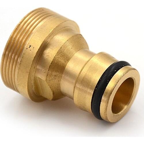 Hot Tap Brass Garden Hose Pipe Tube Quick Connector Watering Equipment Spray Nozzle