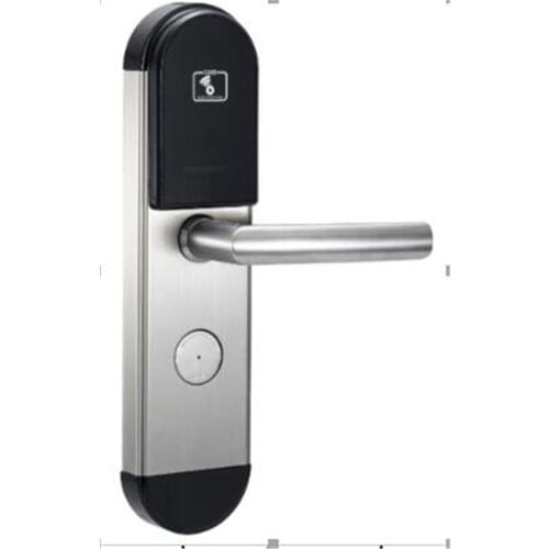 ID Card/ Key Unlocking Access Control Hotel Door Lock Can use to Wood Door