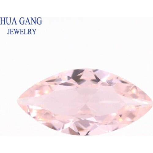Marquise Shape Brilliant Cut Morgan Nano Pink Stone Synthetic Morganite Gemstone Size 1.5x3-8x16mm Free Shipping