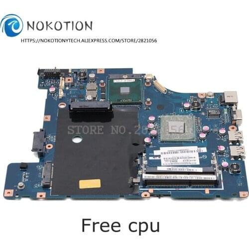 NOKOTION For Lenovo G460 G460E laptop Motherboard 14 inch PAW10 LA-7011P Main board GM45 DDR3 Free CPU