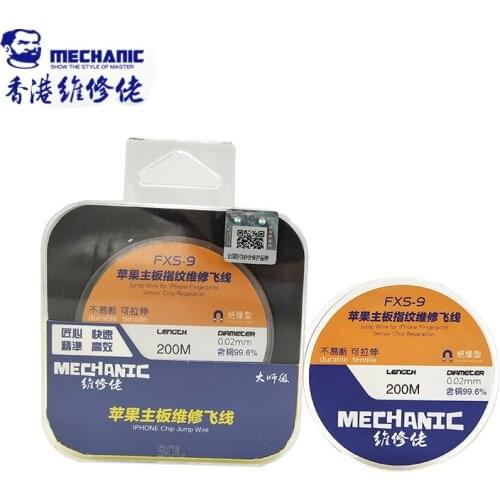 Mechanic Solder Wire 0.01 0.02mm Jumper Wire PCB Motherboard Soldering Repair Insulated Fingerprint Flying Copper Wire