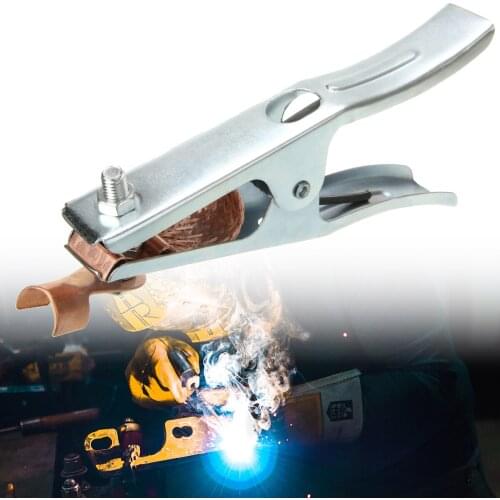 Metal Welding Ground Clamp 300Amp Earth Ground Clip Clamp Electric Welding Machine Manual Welder For Professional Use 175mm