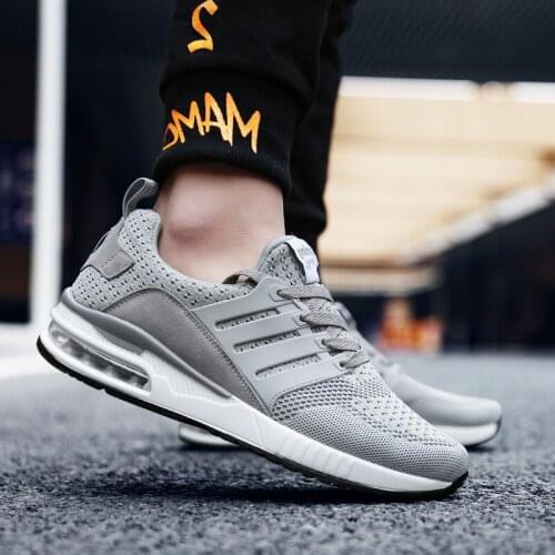 Men Shoes Air Cushion Light Flat-bottomed Man Tennis Male Sneakers Comfortable Non-slip Running Training Basketball Sports Shoes