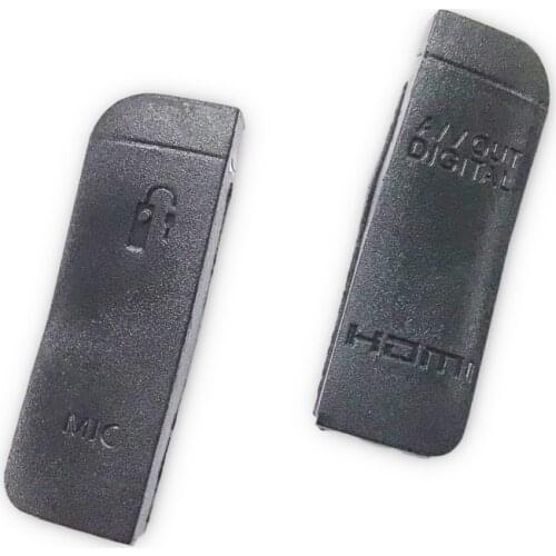 New For 6D USB cover rubber left and right combination Outer rubber For 6D Camera repair parts