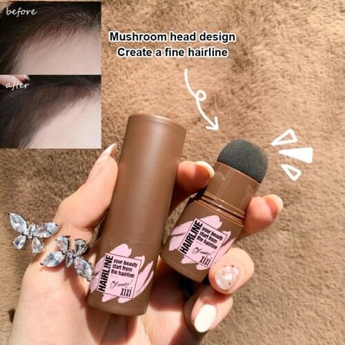 3 Color Fluffy Hairline Powder Hair Line Shadow Hair Concealer Root Cover Up Nose Shadow Repair Gray Coverage Unisex TSLM1