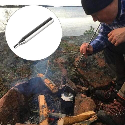 Outdoor Camping Blow Fire Tube Survival Emergency Fire Starting Retractable Blowpipe Pocket Bellow Collapsible Fire Tools