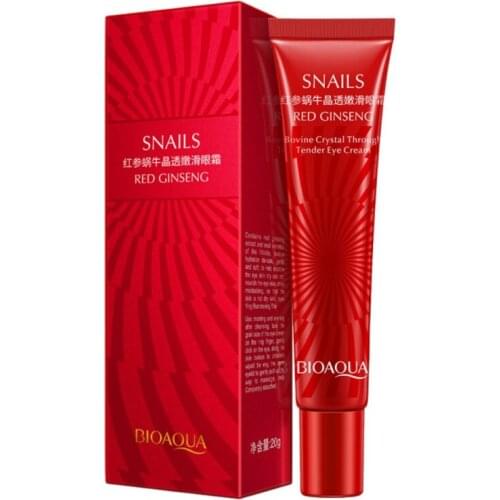 Snail Ginseng Eye Cream Anti-Aging Anti-Wrinkle Winter Moisturizing Remove Dark Circle Skin Eyes Care Makeup Cosmetics 20g