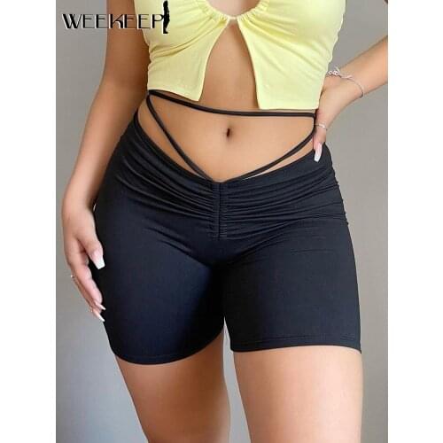 Женские спортивные шорты WEEKEEP China At AliExpress