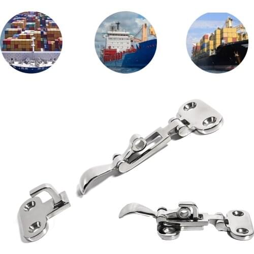 1Set 316 Stainless Steel Marine Locker Hatch Anti-Rattle Latch Boat Fastener Clamp Marine Hardware Accessories