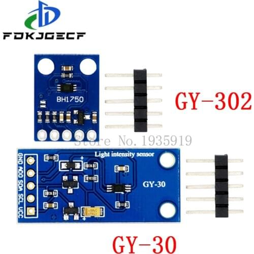 10PCS GY-30 BH1750 BH1750FVI Digital Light intensity Sensor For Arduino AVR 3V-5V GY-302 16bitAD Converter Digital Output Module