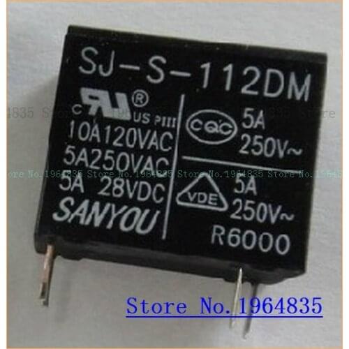 12V SJ-S-112DM 4 5A