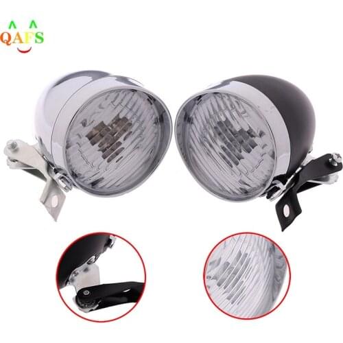 3 LED Retro Bicycle Bike Front Light Headlight Vintage Flashlight Lamp