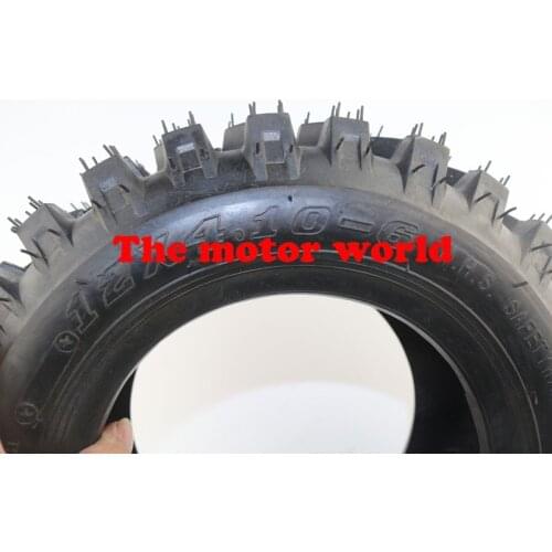 4.10-6 tyre ATV Quad Go Kart 47cc 49cc Chunky 12x4.10-6Tire inner tube Fit All Models