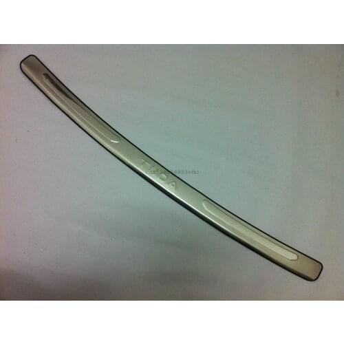 Car-covers High quality stainless steel Rear bumper Protector Sill fit For Nissan Tiida 2011 Car styling